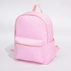 11 Color Large Capacity Custom Travel Storage Bag Boy Girls Cute School Student Bag Candy Color Black Waterproof Nylon Backpack