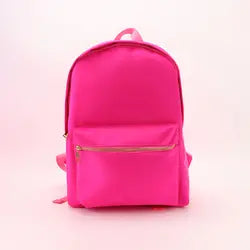 11 Color Large Capacity Custom Travel Storage Bag Boy Girls Cute School Student Bag Candy Color Black Waterproof Nylon Backpack