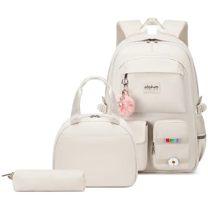 2025 Pastel Pink Kids Backpack Set Waterproof School Bag Custom Backpack Set School Bags Sets Custom Backpacks Colorful Bags