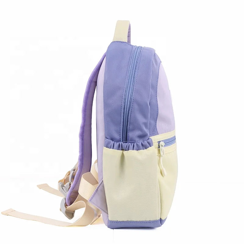 CHANGRONG Custom Mini Backpack for Boys Vintage Style Waterproof Polyester Lining Zipper Closure for School and Travel