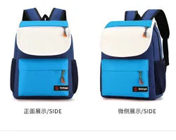 2024 Unisex Custom School Bag Hot-Selling Children's Schoolbag Custom Printed Logo Polyester Lining Kindergarten Female Students