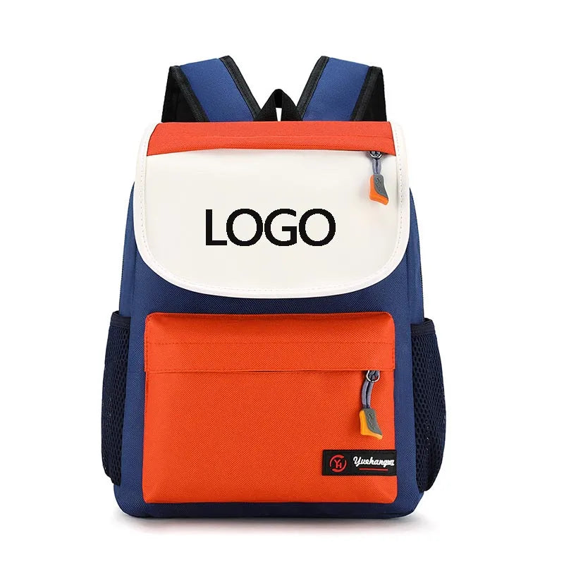 2024 Unisex Custom School Bag Hot-Selling Children's Schoolbag Custom Printed Logo Polyester Lining Kindergarten Female Students