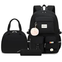 2025 Pastel Pink Kids Backpack Set Waterproof School Bag Custom Backpack Set School Bags Sets Custom Backpacks Colorful Bags