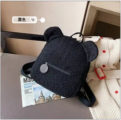 Custom Plush Teddy Bear Backpack for Toddlers Cute Cartoon Bookbags Mini Schoolbags for Kids Children's BookBags
