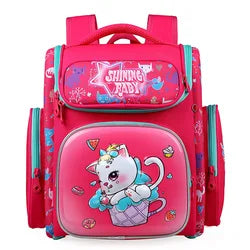 2024 Top Quality Fashion Custom Breathable Spine Protection Kindergarten School Bags for Kids Cool Cartoon Printing Backpack