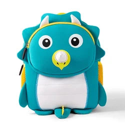 Custom Neoprene 3D Animal Waterproof Backpack for Kids Light Comfortable Kindergarten Schoolbag for Boys Girls