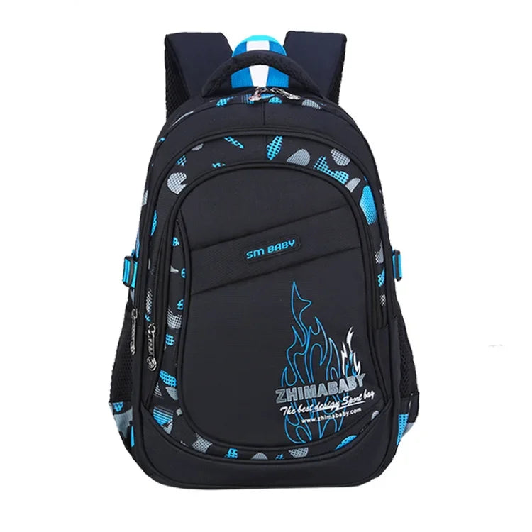 Wholesale Unisex Customizable Kids Backpack Waterproof Polyester Travel Bag for Primary College Students Zipper Closure