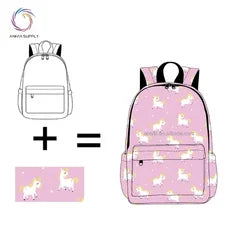 Customized Pattern From 30 Pcs Backpack Custom All Over Print Mini Bags for Kids Gifts Little Toddler Backpacks Kids Book Bags