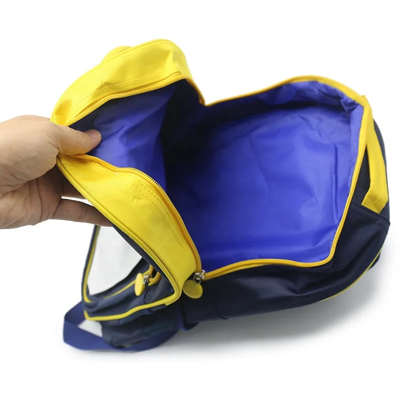 Colorful New Style Personalized Custom Sublimation Blank Kids School Bags Backpacks