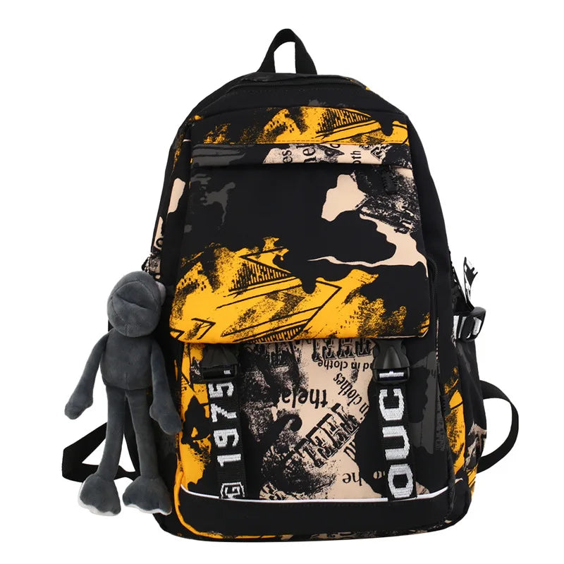 Custom Multifunctional Men Laptop Backpack New Waterproof Student Outdoor Backpack Travel Bag Polyester Oxford Cloth Fashion