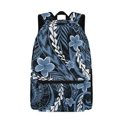 Custom Logo Print Polynesian Design Big Capacity Teenager Backpacks Bag Unisex School Backpack for College Students Boys Girls