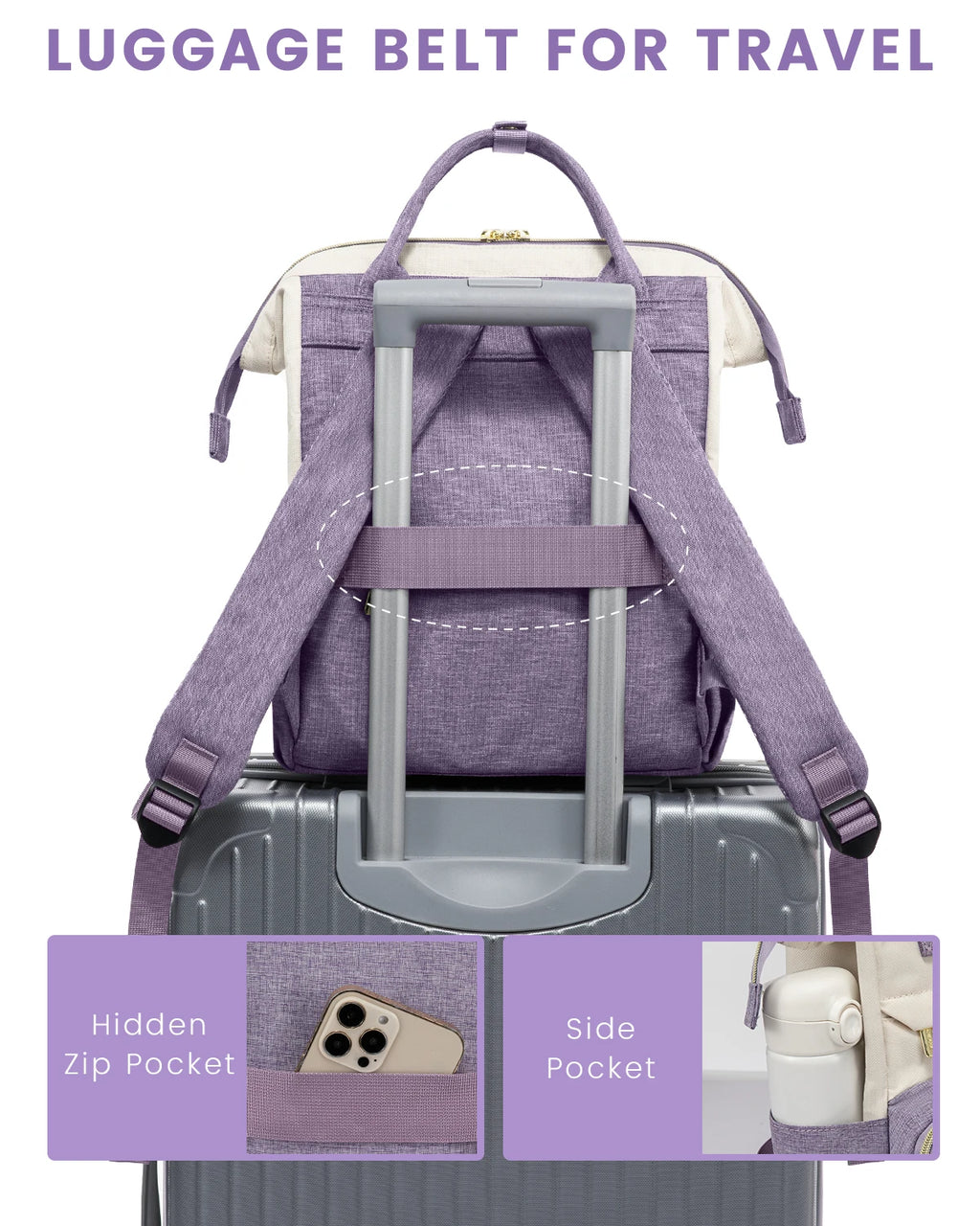 LOVEVOOK 13 14 Inch Stylish Women Cute Backpack Oem Customized Wholesale Smart Kid Backpack School Bags Teenager Backpack 2024