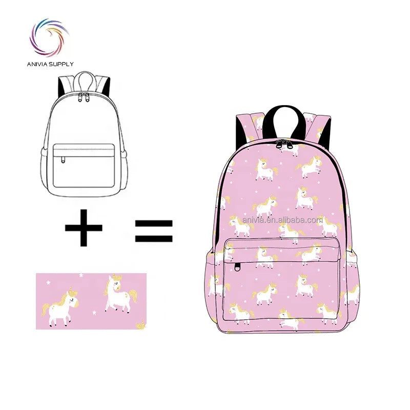Customized Pattern From 30 Pcs Backpack Custom All Over Print Mini Bags for Kids Gifts Little Toddler Backpacks Kids Book Bags