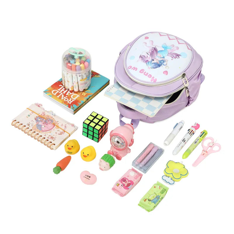 2025 New kindergarten waterproof backpack ultra-light children primary Schoolbag cute cartoon custom Logo Child Kid School Bag