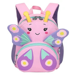 Custom logo 3D Cartoon Cute Kids Toddler Girls Small Bookbags School Backpack Bag