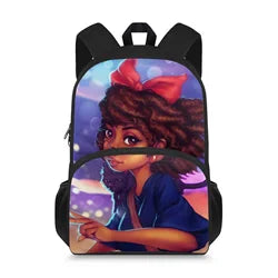 African Arts Printed Kids School Backpack Custom Print for Boys Girls Bookbag School Bag Preschool Kindergarten Toddler Backpack