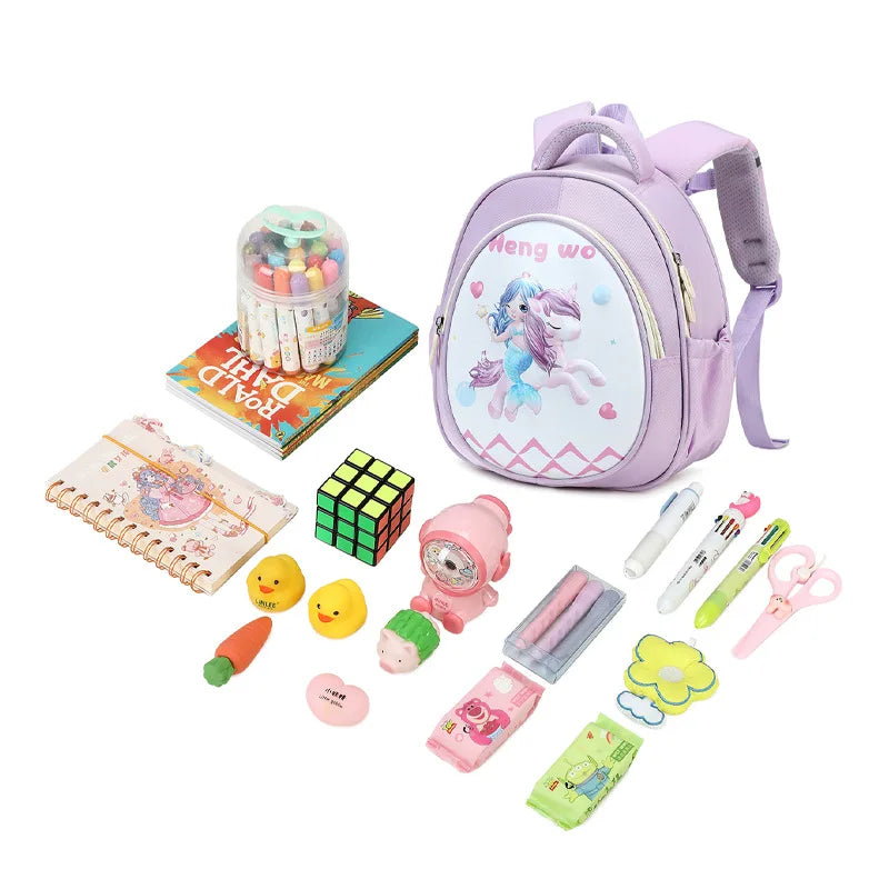 2025 New kindergarten waterproof backpack ultra-light children primary Schoolbag cute cartoon custom Logo Child Kid School Bag