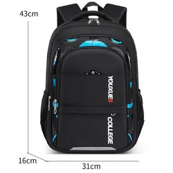 2025 Wholesale Custom Logo School Bags Junior High School Backpack Spine Protection Waterproof Kids Backpack for Boys and Girls