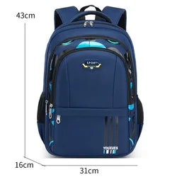 2025 Wholesale Custom Logo School Bags Junior High School Backpack Spine Protection Waterproof Kids Backpack for Boys and Girls