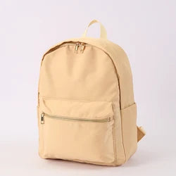 11 Color Large Capacity Custom Travel Storage Bag Boy Girls Cute School Student Bag Candy Color Black Waterproof Nylon Backpack