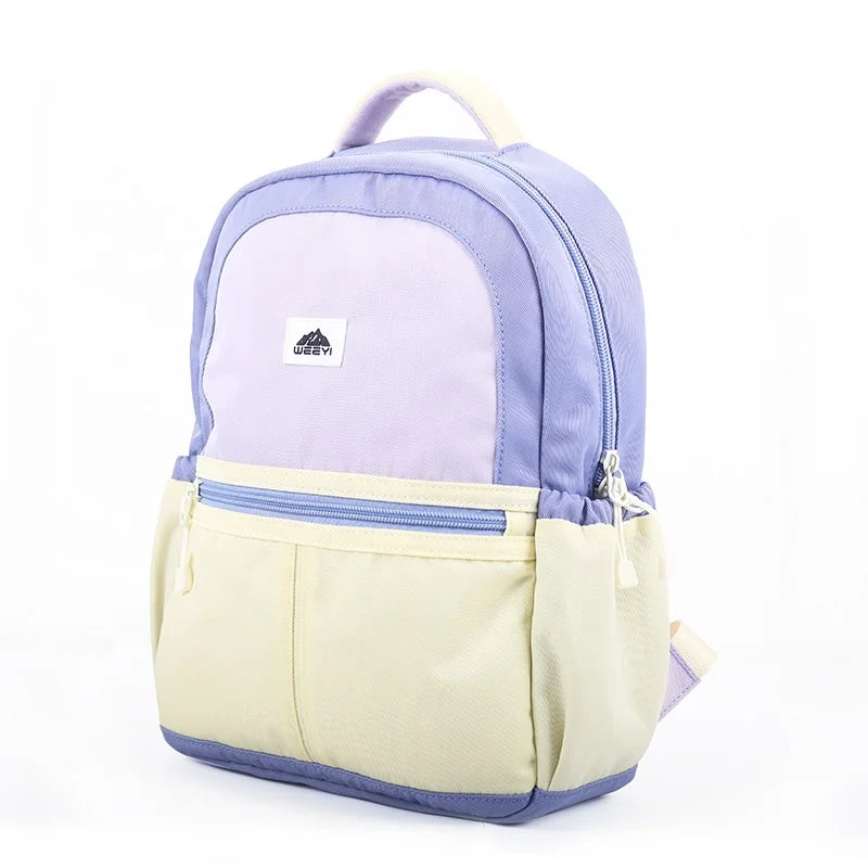 CHANGRONG Custom Mini Backpack for Boys Vintage Style Waterproof Polyester Lining Zipper Closure for School and Travel