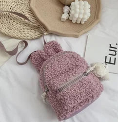 2025 Custom Plush Teddy Bear Kids Backpack Cartoon Mochila Infant Kids Cute Schoolbag