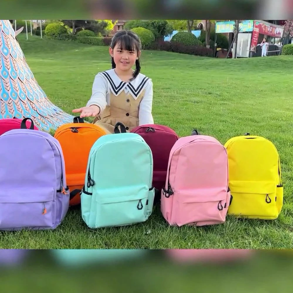 2024 New Wholesale Custom School Bag Backpack Waterproof School Bags Girls Bookbags Casual School Book Bag for Kids Backpack