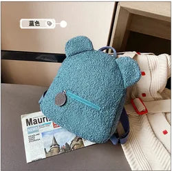 Custom Plush Teddy Bear Backpack for Toddlers Cute Cartoon Bookbags Mini Schoolbags for Kids Children's BookBags