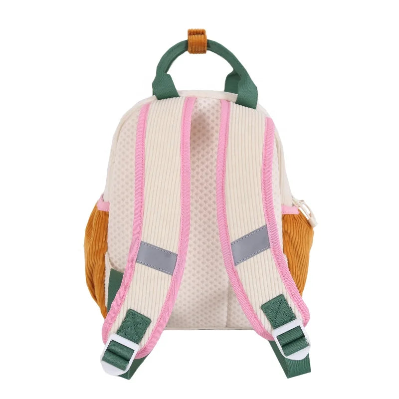 CHANGRONG Custom Handmade Zipper Closure Travel School Kids Backpack Bag