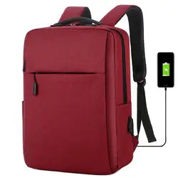 10PCS Can Custom logo Travel School Bags Wholesale Big Capacity Smart USB Laptop Bag Other Backpack for Men College Bag Mochila