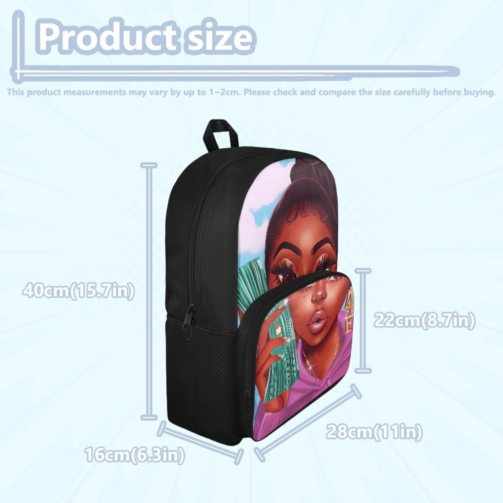 African Arts Printed Kids School Backpack Custom Print for Boys Girls Bookbag School Bag Preschool Kindergarten Toddler Backpack