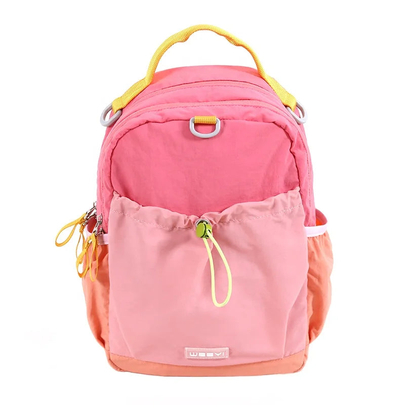 CHANGRONG Unisex Nylon Backpack Vintage Zipper Closure Polyester Lining Custom Design for School Boys and Girls