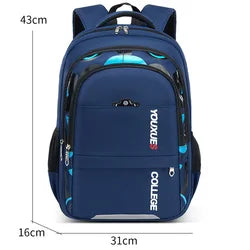 2025 Wholesale Custom Logo School Bags Junior High School Backpack Spine Protection Waterproof Kids Backpack for Boys and Girls