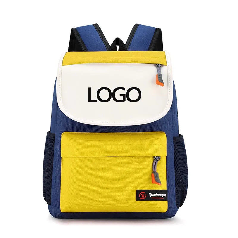 2024 Unisex Custom School Bag Hot-Selling Children's Schoolbag Custom Printed Logo Polyester Lining Kindergarten Female Students