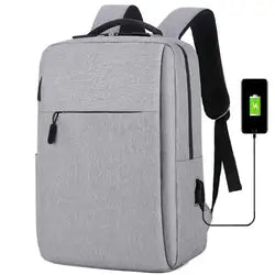 10PCS Can Custom logo Travel School Bags Wholesale Big Capacity Smart USB Laptop Bag Other Backpack for Men College Bag Mochila