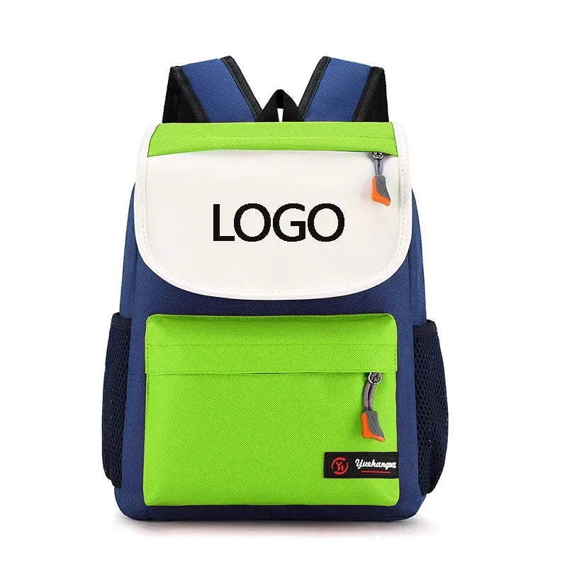 2024 Unisex Custom School Bag Hot-Selling Children's Schoolbag Custom Printed Logo Polyester Lining Kindergarten Female Students