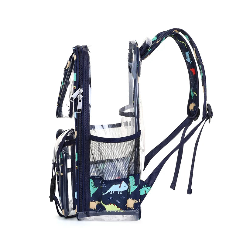 Custom Student Kids Backpack Pvc Transparent Waterproof Bag for Women Fashion Gril Jelly Backpack