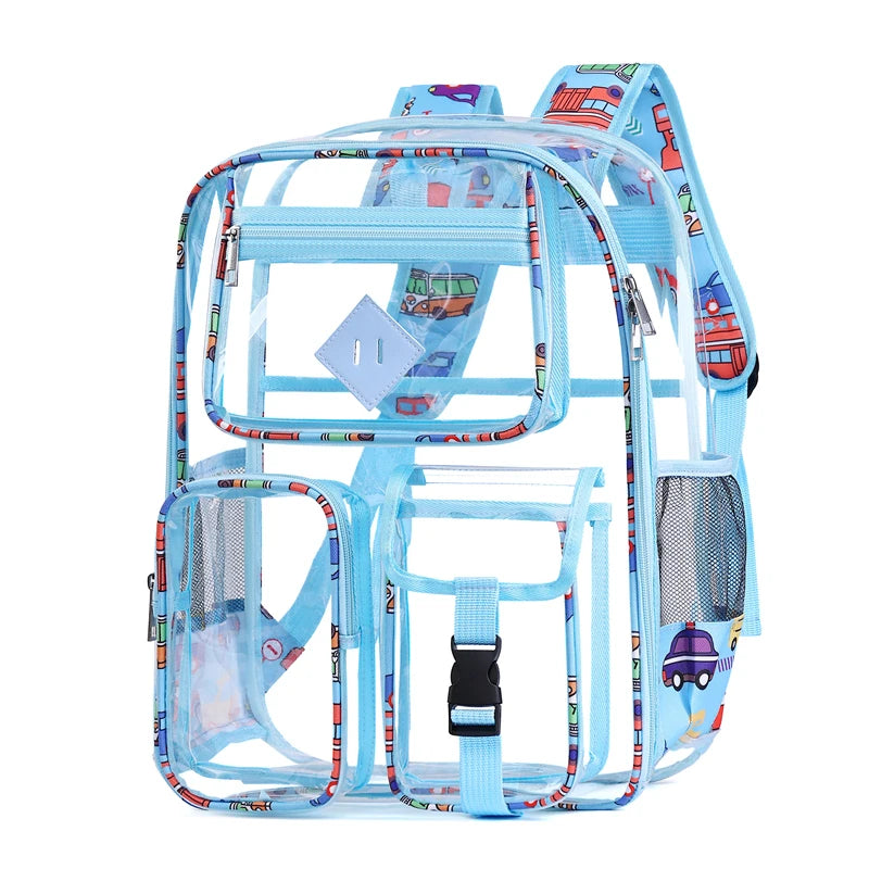 Custom Student Kids Backpack Pvc Transparent Waterproof Bag for Women Fashion Gril Jelly Backpack
