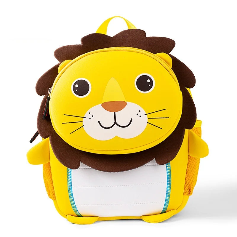 Custom Neoprene 3D Animal Waterproof Backpack for Kids Light Comfortable Kindergarten Schoolbag for Boys Girls