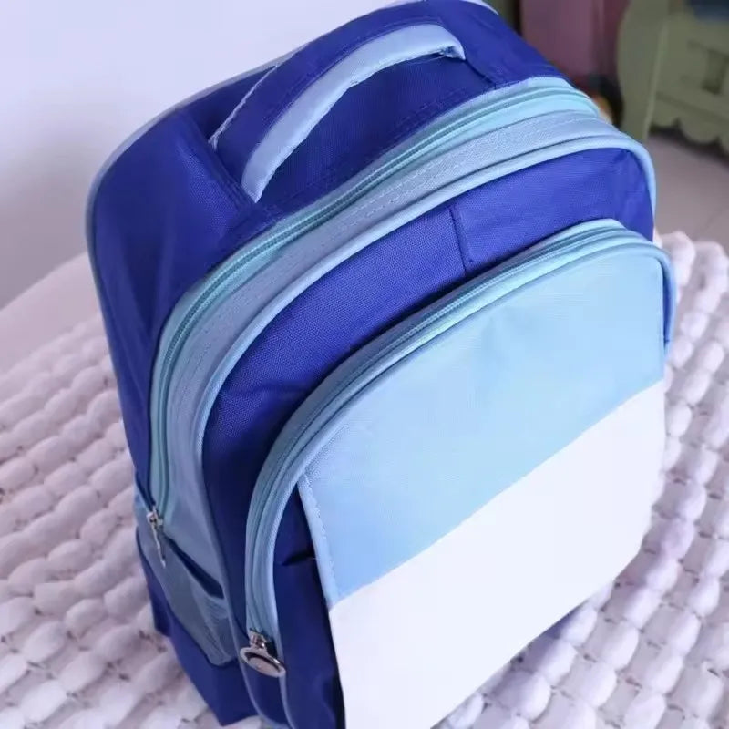 2PC/Lot Big Size Custom Sublimation Blanks School Bags Children School Backpacks Kids Book Bag