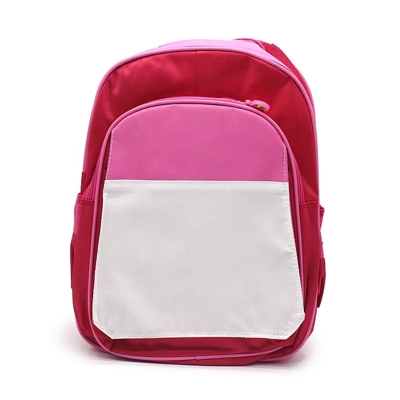 Colorful New Style Personalized Custom Sublimation Blank Kids School Bags Backpacks