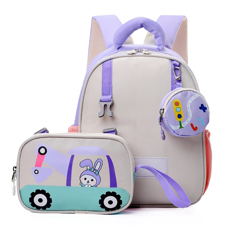 Custom Candy-Colored Kawaii Cartoon Backpack for Students School Bag for Children
