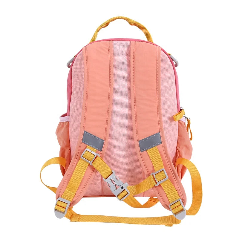 CHANGRONG Unisex Nylon Backpack Vintage Zipper Closure Polyester Lining Custom Design for School Boys and Girls