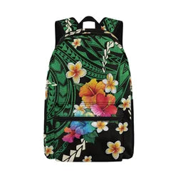 Custom Logo Print Polynesian Design Big Capacity Teenager Backpacks Bag Unisex School Backpack for College Students Boys Girls