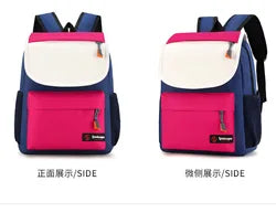 2024 Unisex Custom School Bag Hot-Selling Children's Schoolbag Custom Printed Logo Polyester Lining Kindergarten Female Students