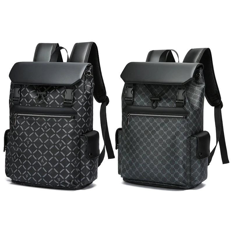 Custom Logo Design Fashion Men Laptop Backpack Large Capacity Top Quality Travel Businessmen Backpack