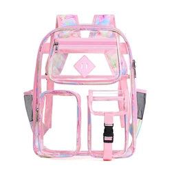 Custom Student Kids Backpack Pvc Transparent Waterproof Bag for Women Fashion Gril Jelly Backpack