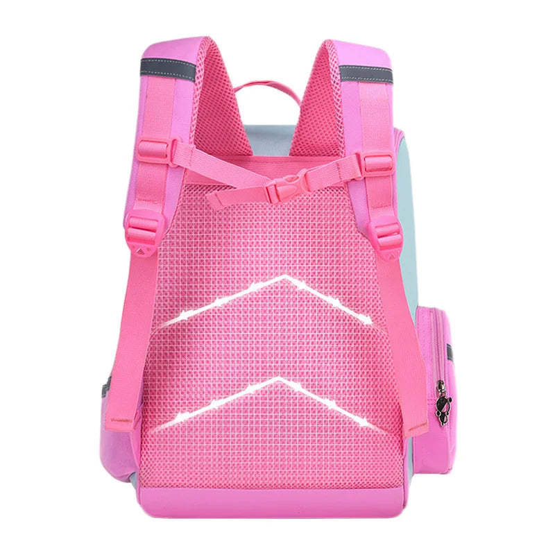 Custom Unicorn Cartoon Mochila Primary Student Pink Purple Navy Blue Rainbow Waterproof Child Kids Book Bag Backpack School Bags