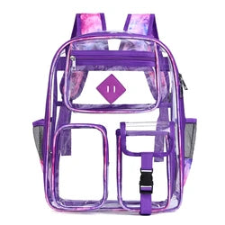 Custom Student Kids Backpack Pvc Transparent Waterproof Bag for Women Fashion Gril Jelly Backpack