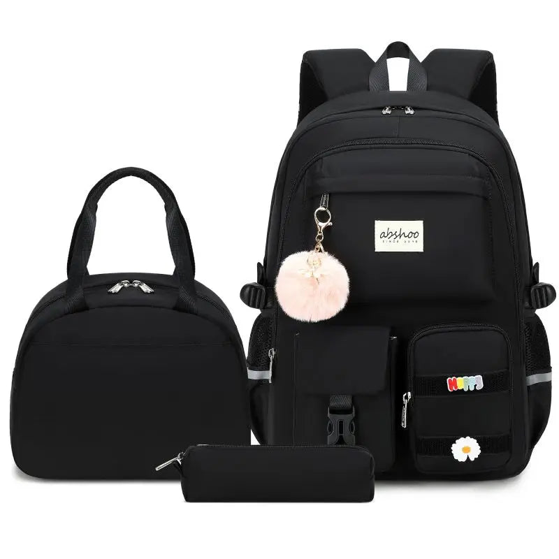 2025 Pastel Pink Kids Backpack Set Waterproof School Bag Custom Backpack Set School Bags Sets Custom Backpacks Colorful Bags